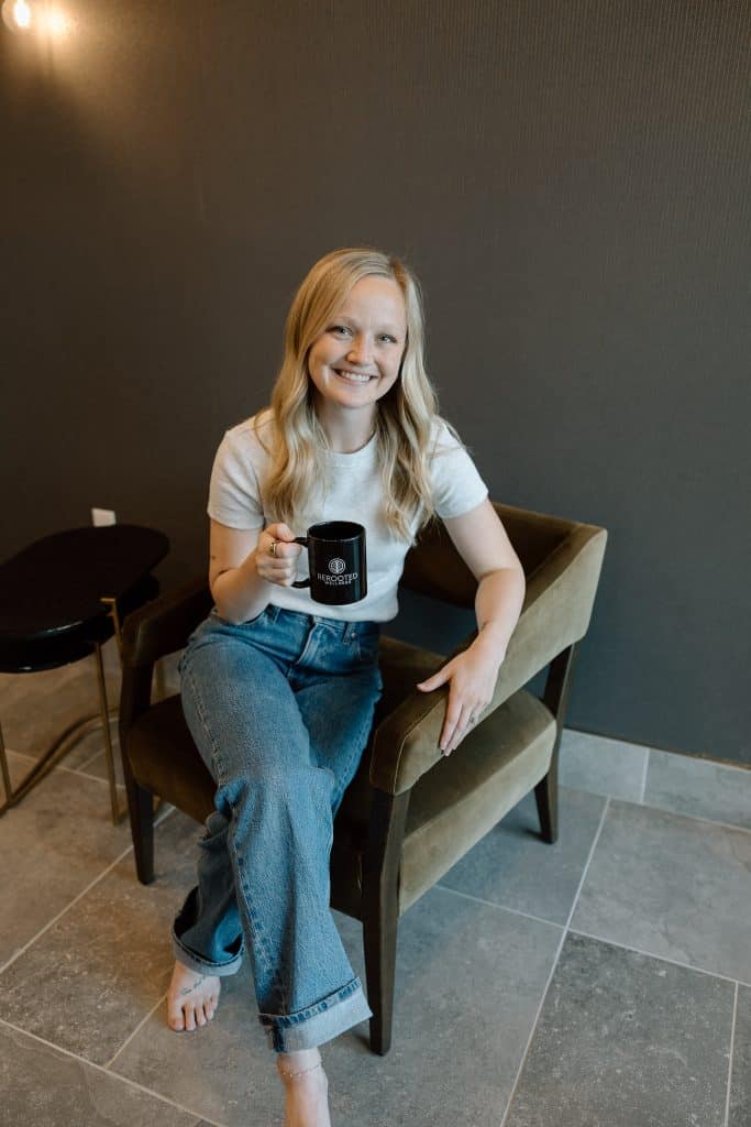 A portrait of Lexi for ReRooted Wellness in Sioux Falls, SD and Rock Rapids, IA.